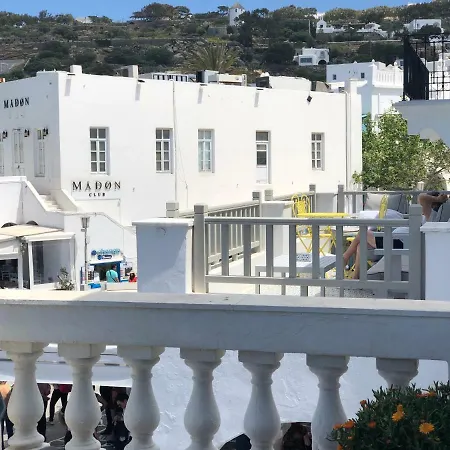 Mykonos Old Harbor Front With Balcony Ferienhaus Mykonos Town