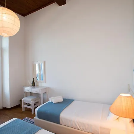 Mykonos Old Harbor Front With Balcony