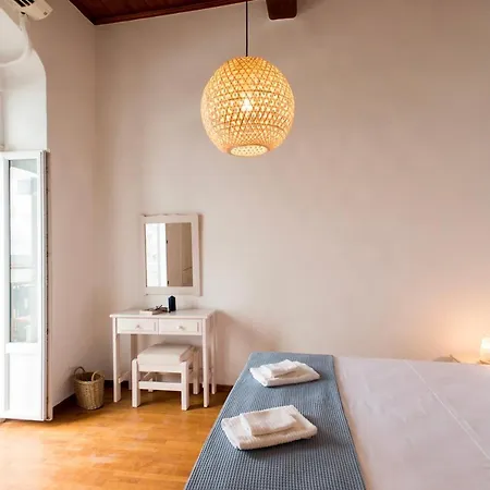 Дом отдыха Mykonos Old Harbor Front With Balcony Mykonos Town