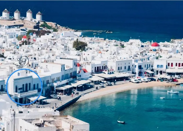 Tatil Evi Mykonos Old Harbor Front With Balcony