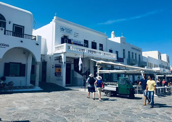 Mykonos Old Harbor Front With Balcony * Mykonos Town