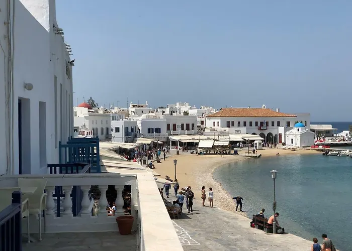 Mykonos Old Harbor Front With Balcony Mykonos Town
